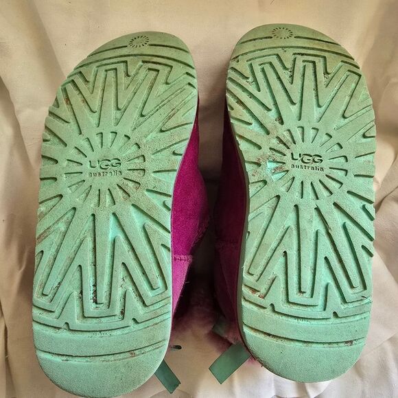 Authentic UGG Plush Purple Boots - Picture 3 of 4